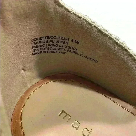 Madden Girl Colette Wedge Size 8.5 beige new without box - Picture 6 of 8